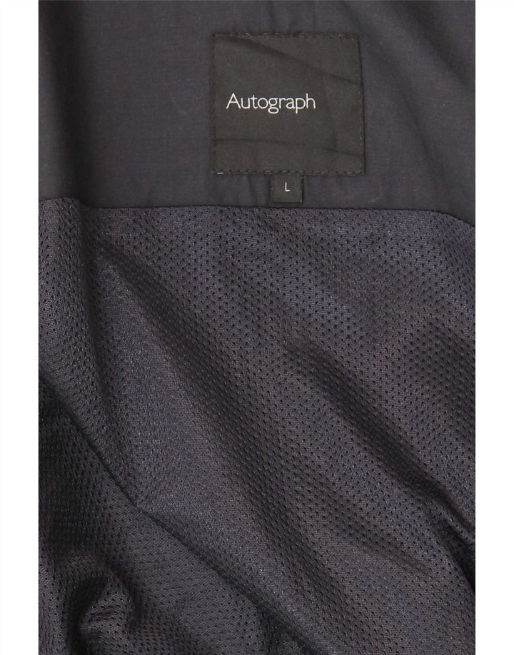 Giacca da uomo Marks & Spencer Autograph Utility UK 40 Large Blu Navy
