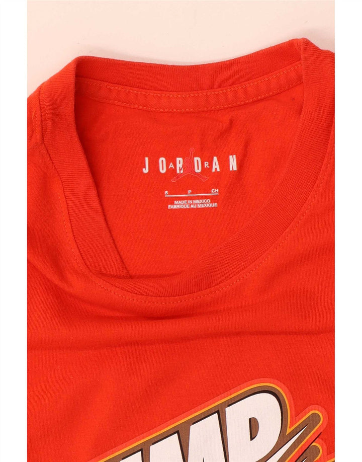 T-shirt grafica da uomo Jordan Top piccola rossa