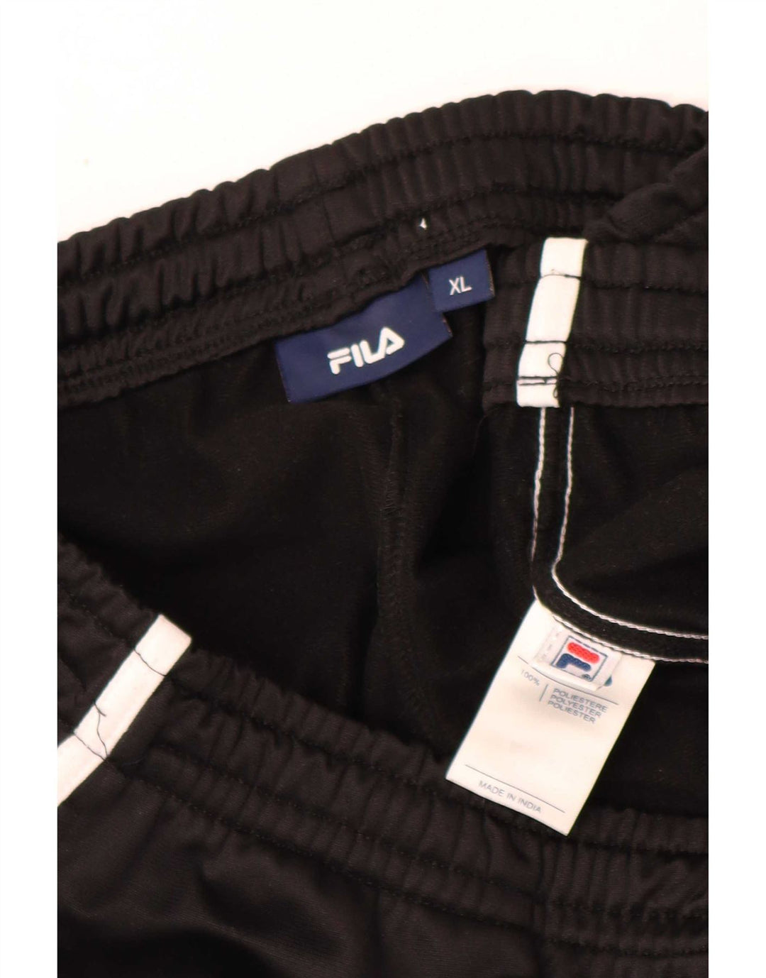 Pantaloni da tuta regolari da uomo Fila XL poliestere nero
