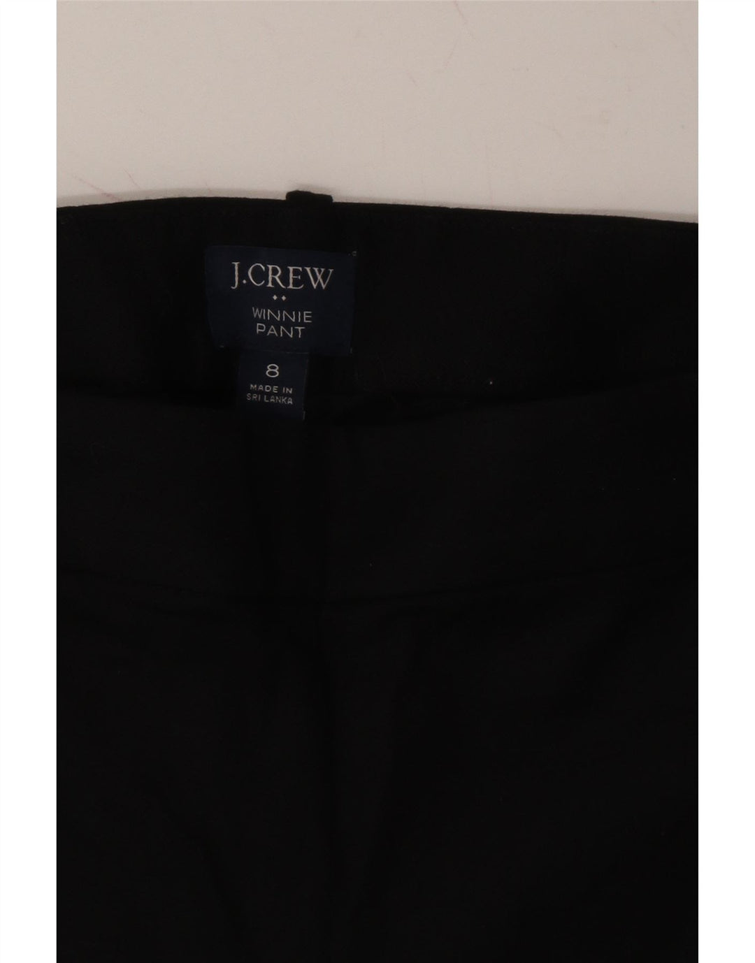 J. CREW Womens Winnie Slim Casual Trousers US 8 Medium W32 L27 Black Vintage J. Crew and Second-Hand J. Crew from Messina Hembry 