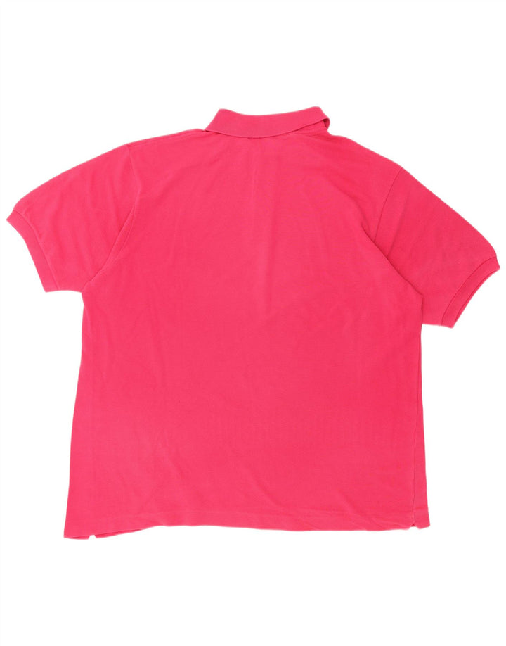 Polo da uomo LACOSTE taglia 7 2XL cotone rosa