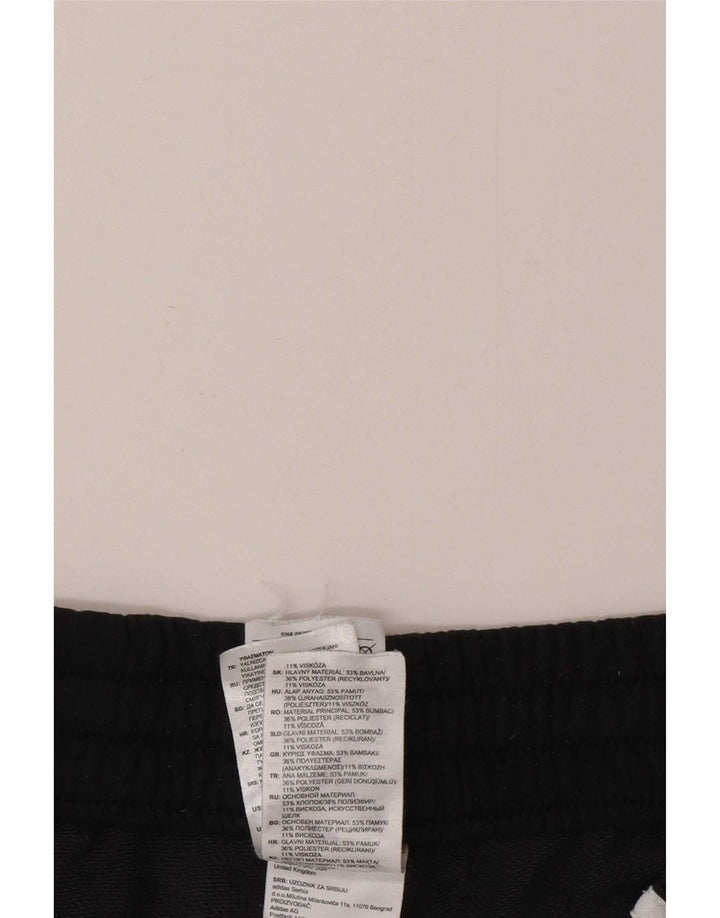 Pantaloncini sportivi Adidas da uomo medio cotone nero