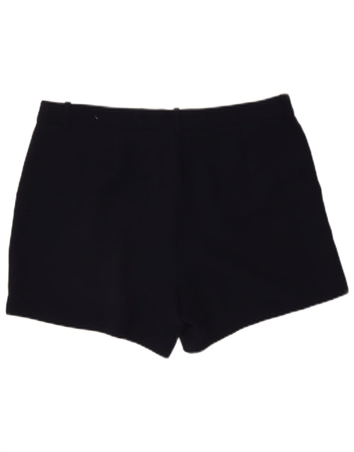 Pantaloncini chino con pegged da donna J. Crew US 12 Large W34 poliestere blu navy