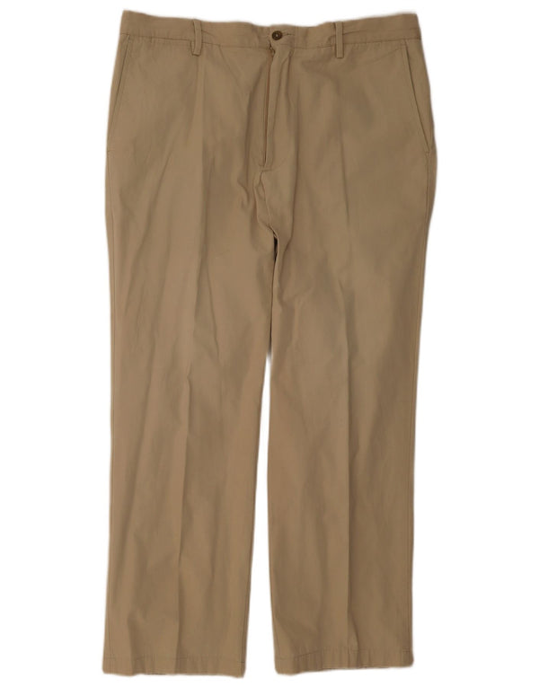Pantaloni chino dritti da uomo Marlboro Classics EU 54 2XL W42 L28 Beige