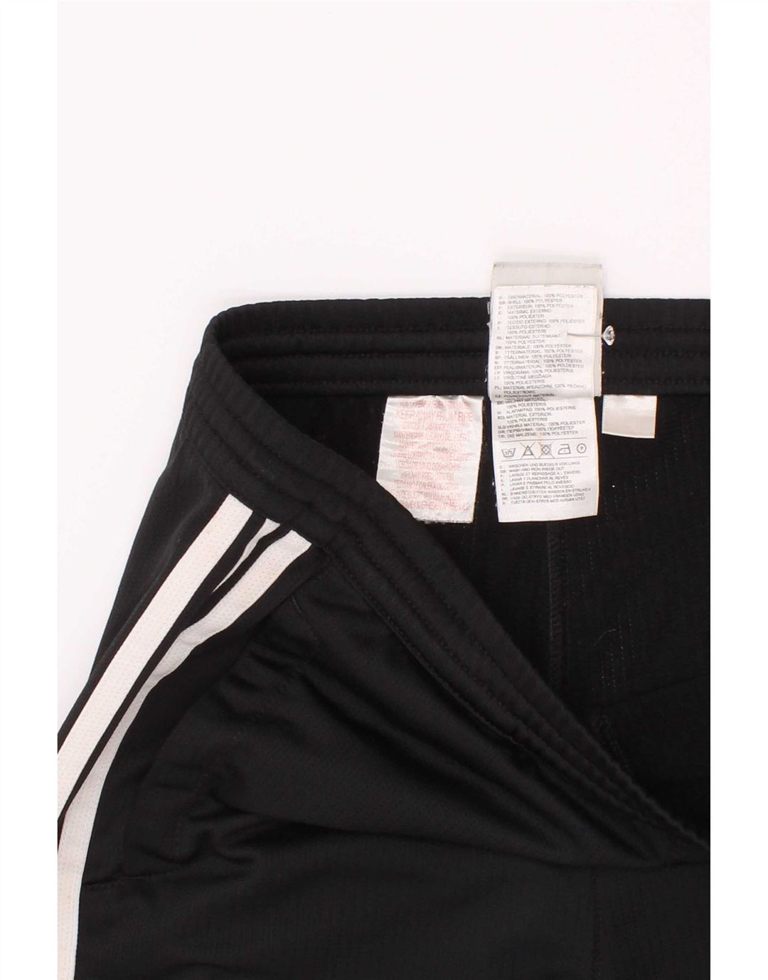 Pantaloncini sportivi Adidas da ragazzo 11-12 anni in poliestere nero