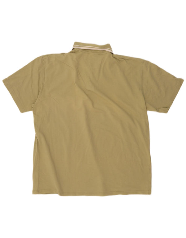 Wrangler Mens Polo Shirt 2XL Green Cotton