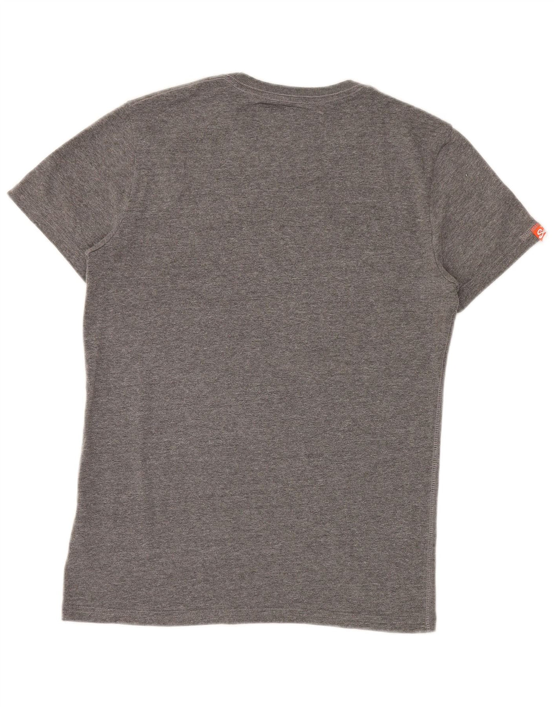 T-shirt grafica da uomo Superdry Top in cotone grigio medio