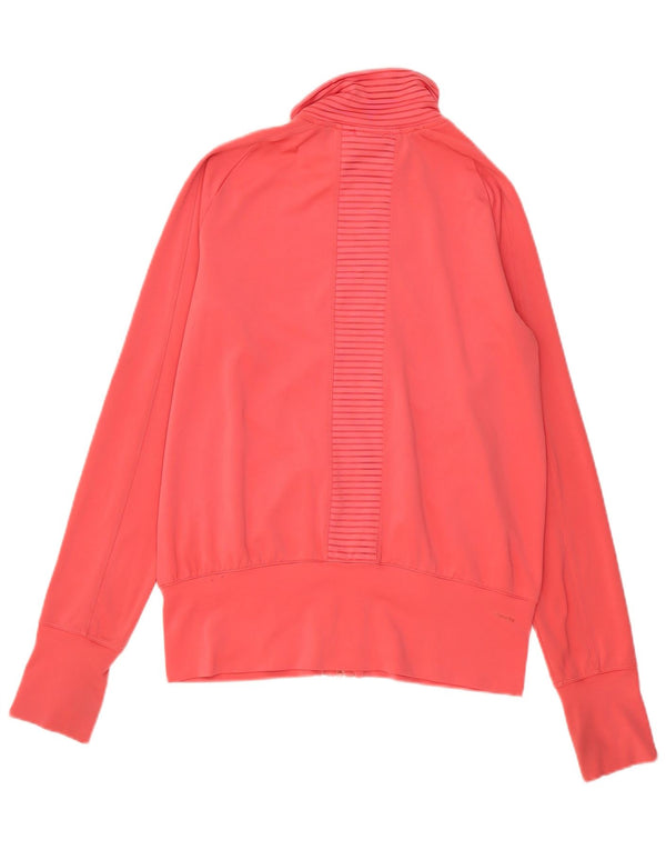 Giacca da tuta da donna Adidas UK 12/14 Poliestere rosa medio