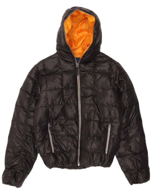 Giacca imbottita con cappuccio Zara da ragazzo 13-14 anni XL poliestere nero