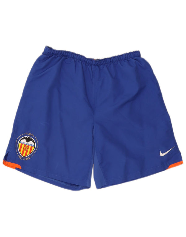 Pantaloncini sportivi Nike Valencia da uomo piccoli in poliestere blu