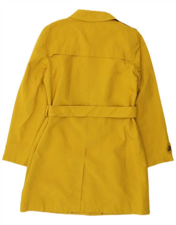 Trench da donna Marks & Spencer UK 14 poliestere giallo medio