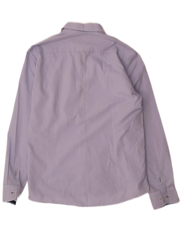 Camicia slim fit da uomo Tommy Hilfiger XL in cotone blu