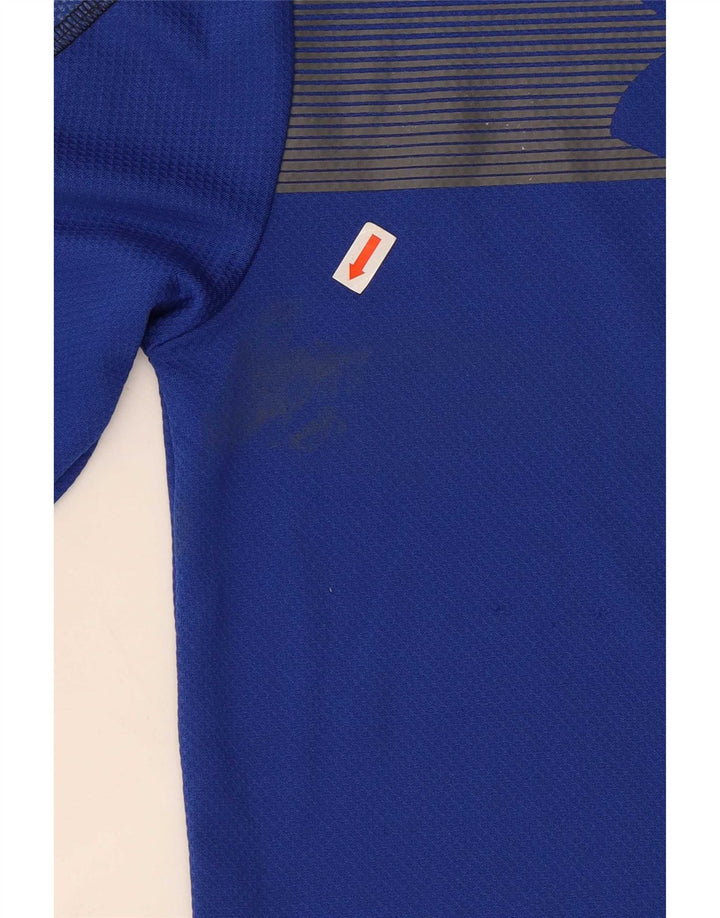 Top della tuta da ginnastica con grafica per ragazzi Under Armour 10-11 anni blu medio