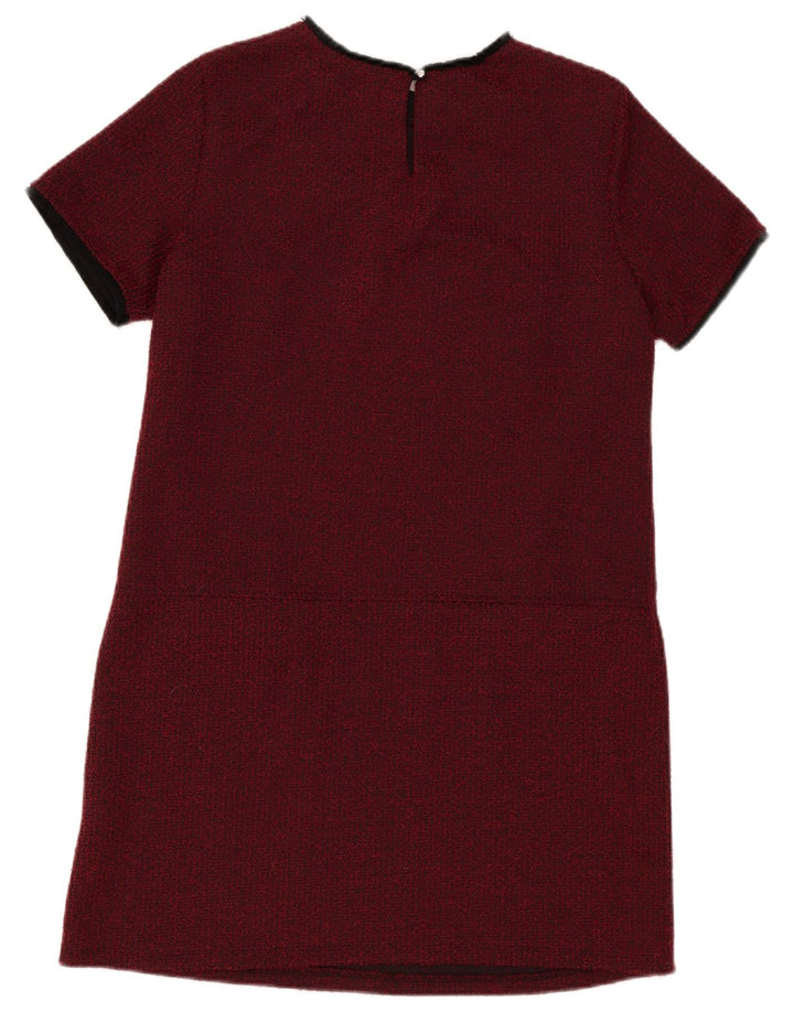 Abito a trapezio da donna Wallis UK 14 Grande poliestere bordeaux