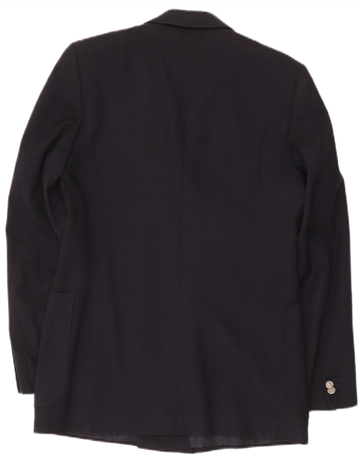 Giacca blazer da uomo Yves Saint Laurent IT 48 blu navy medio