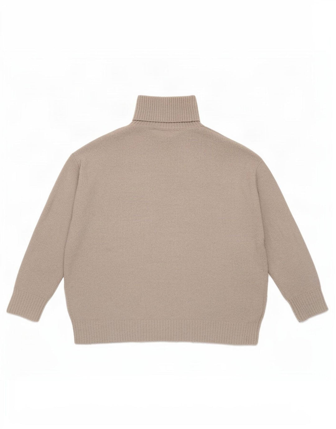 Maglione maglione oversize con collo alto da donna Zara UK 14 grande poliestere grigio