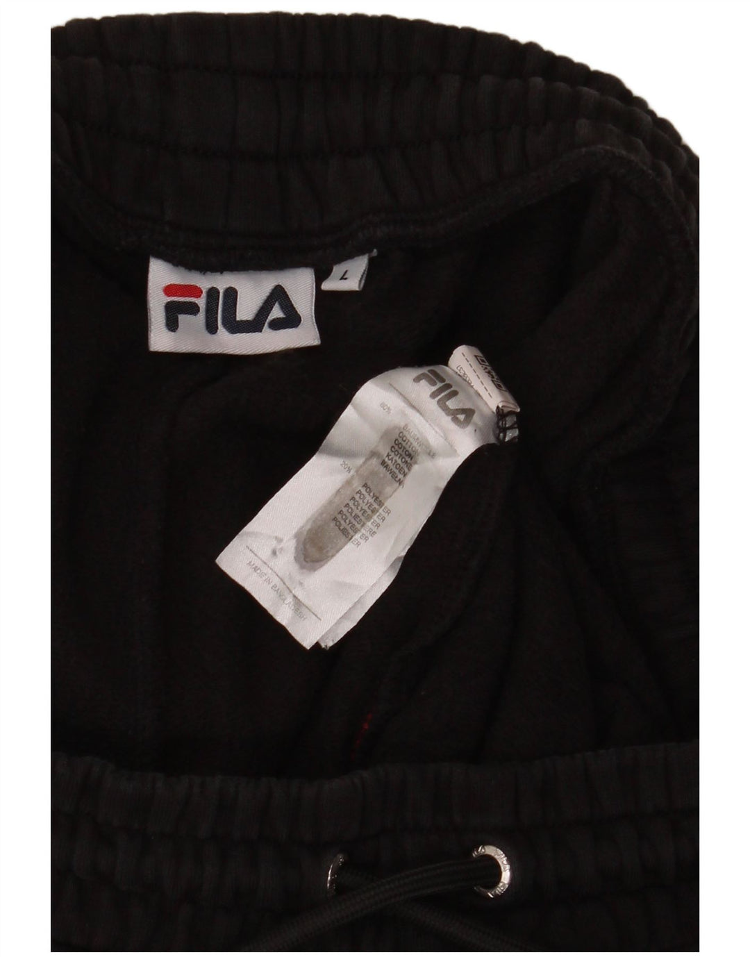 Pantaloni da tuta da uomo Fila Joggers Large in cotone nero