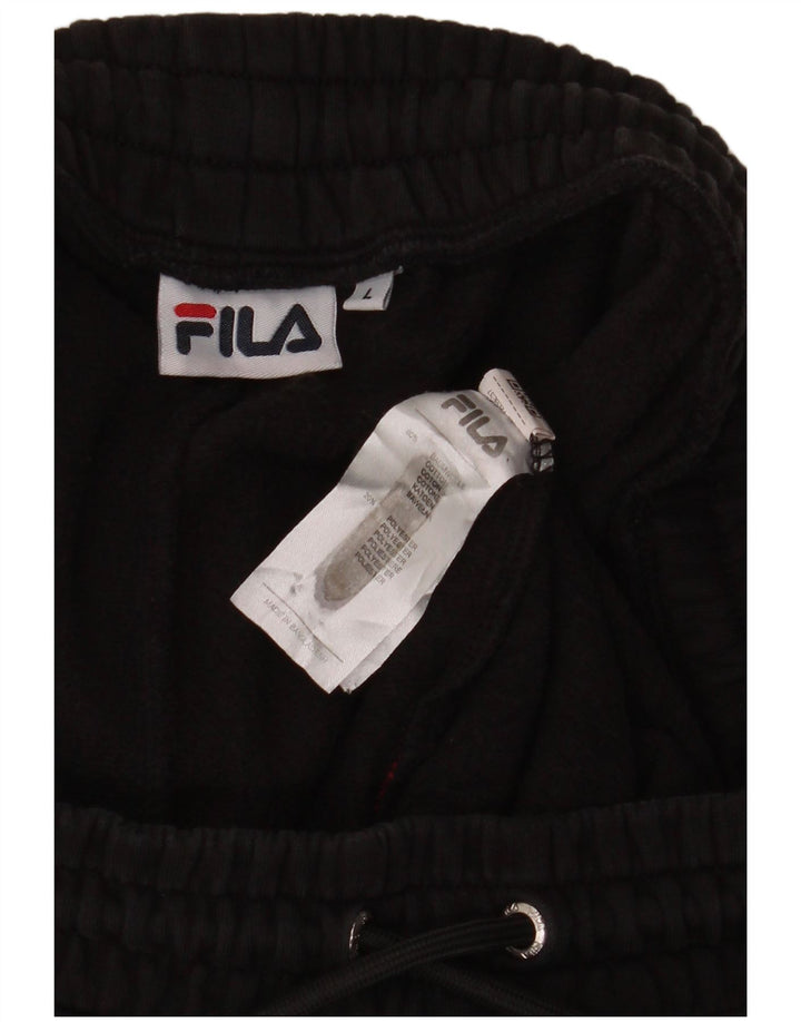 Pantaloni da tuta da uomo Fila Joggers Large in cotone nero