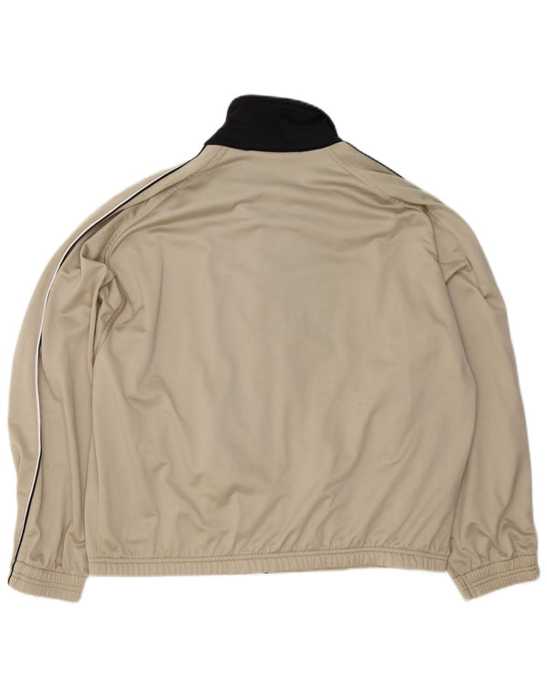 Diadora Mens Loose Fit Tracksuit Top Jacket UK 38 Medium Green Polyester