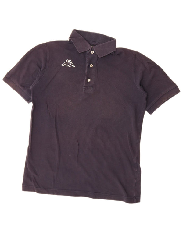 Polo Kappa Uomo Small Blu Navy in cotone