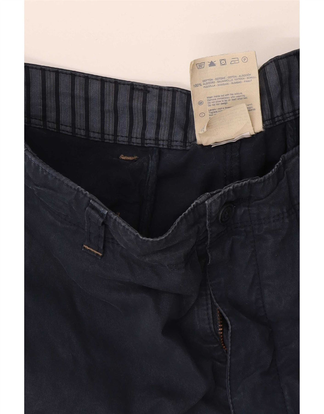 Pantaloncini chino da uomo Champion grandi W34 cotone blu navy