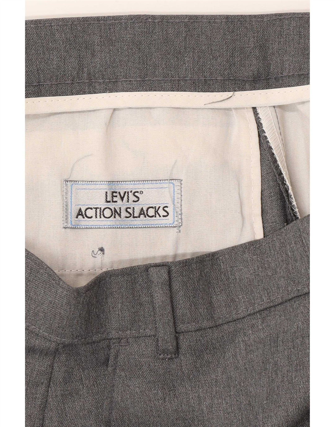 Pantaloni chino dritti da uomo Levi's W38 L29 poliestere grigio