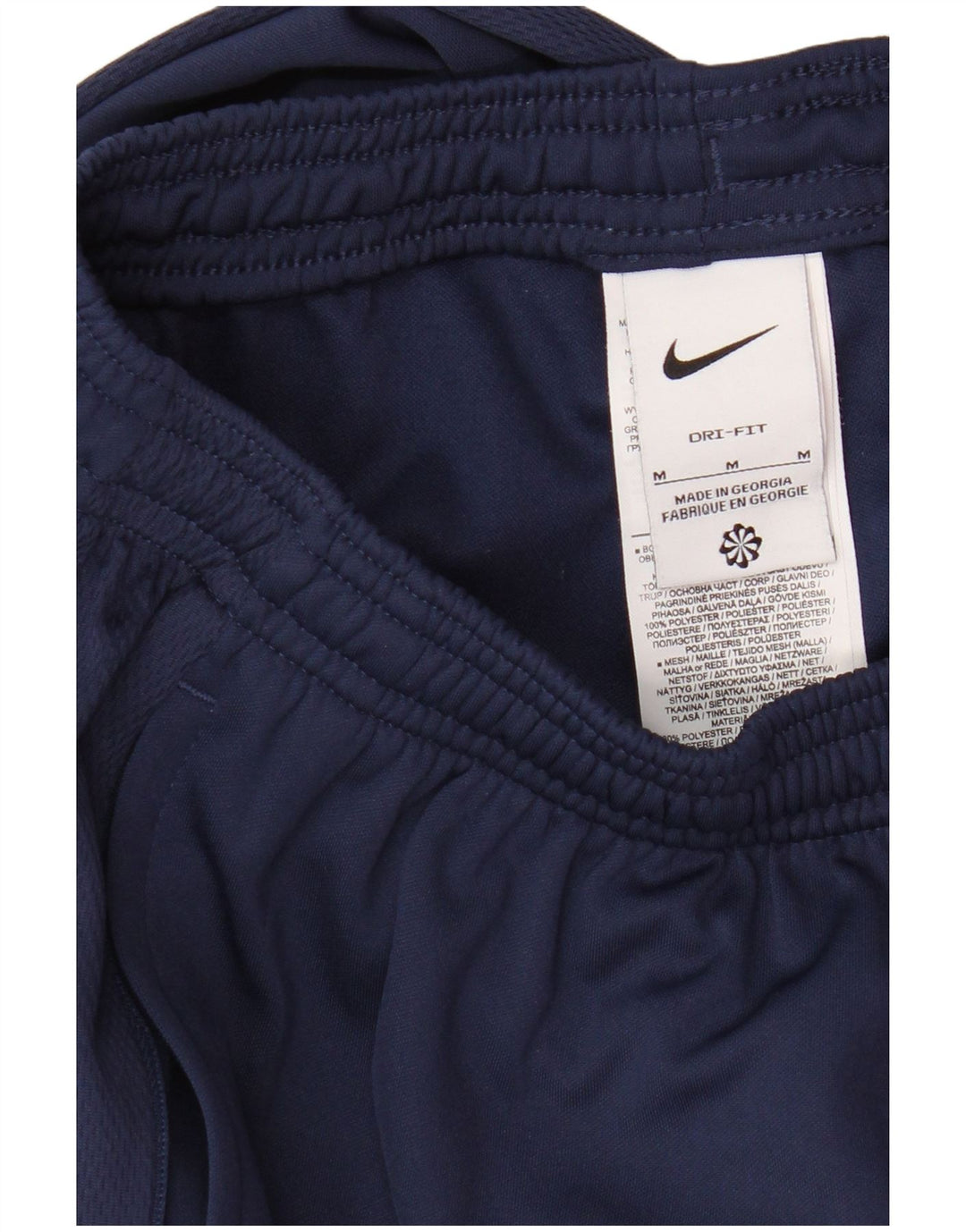 Pantaloni da tuta Nike Dri Fit da uomo, poliestere medio blu navy