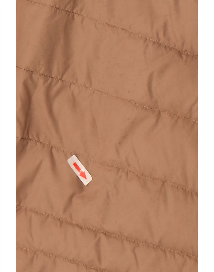 Gilet imbottito da donna Tommy Hilfiger UK 12 Poliestere beige medio