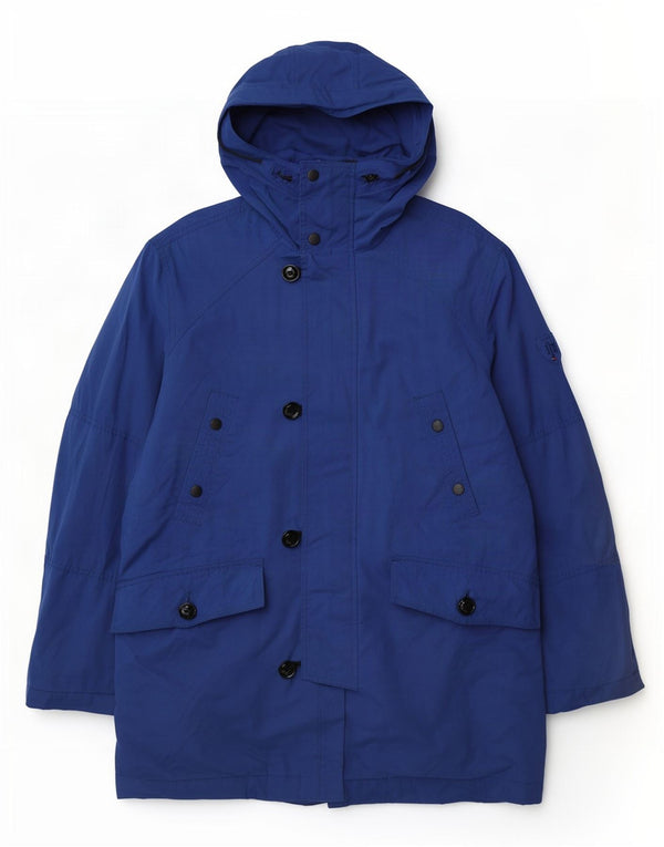 Giacca Parka con cappuccio da uomo Tommy Hilfiger UK 40 Large Blu Poliestere