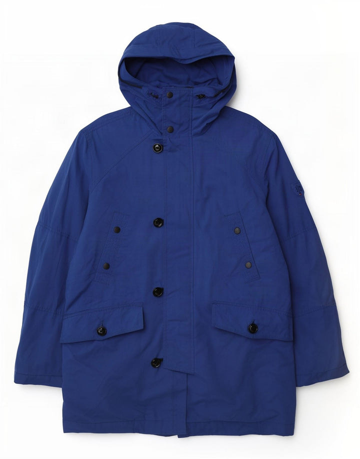 Giacca Parka con cappuccio da uomo Tommy Hilfiger UK 40 Large Blu Poliestere
