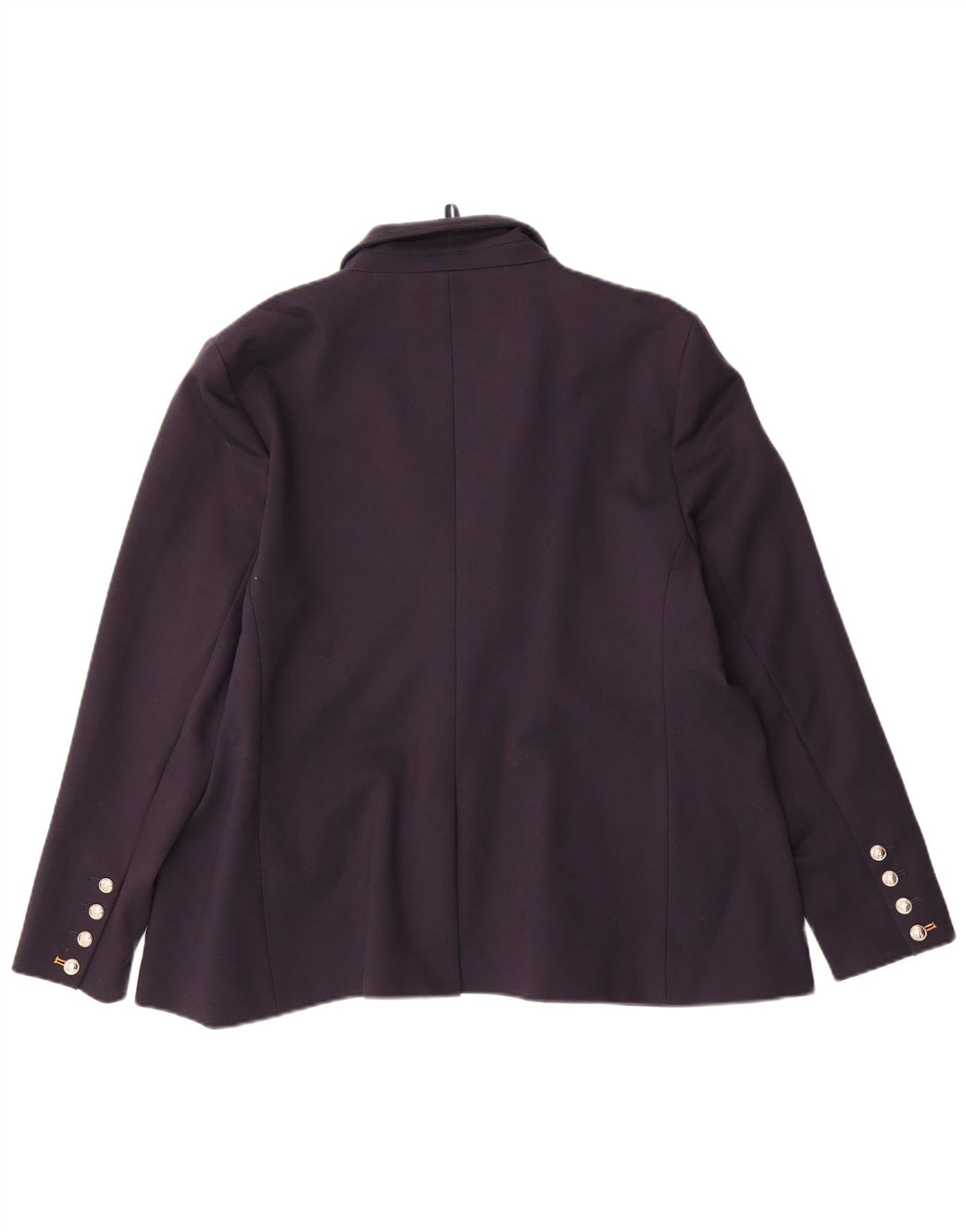 Giacca blazer a 2 bottoni Marks & Spencer da donna UK 22 3XL viscosa blu navy