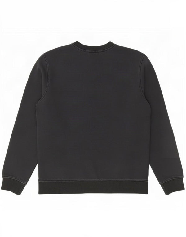 Felpa K-Way Uomo Maglione Large Nero in Cotone