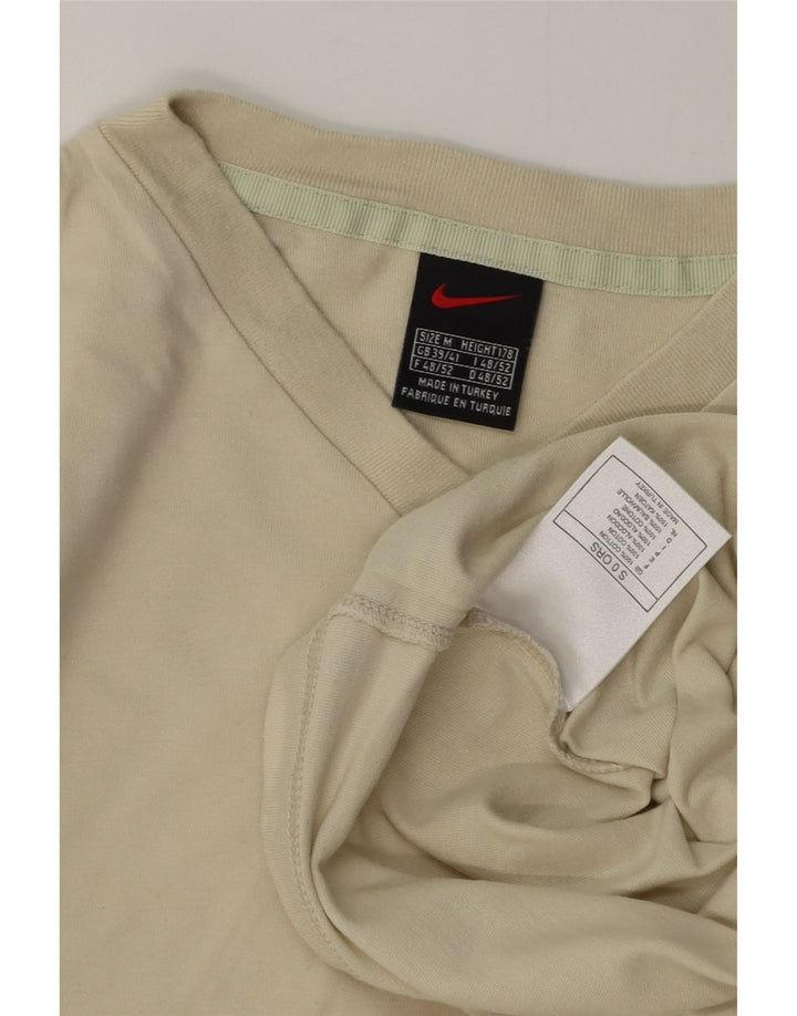 T-shirt da uomo Nike Top UK 39/41 cotone beige medio