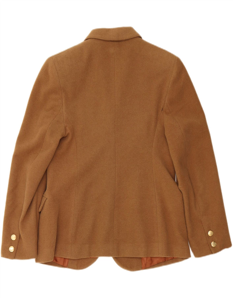RENATO BALESTRA Womens 3 Button Blazer Jacket IT 46 Large Brown Vintage Renato Balestra and Second-Hand Renato Balestra from Messina Hembry 