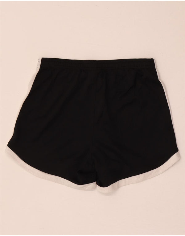 Pantaloncini sportivi Nike Dri Fit Regular da donna UK 10 Small Black Colourblock