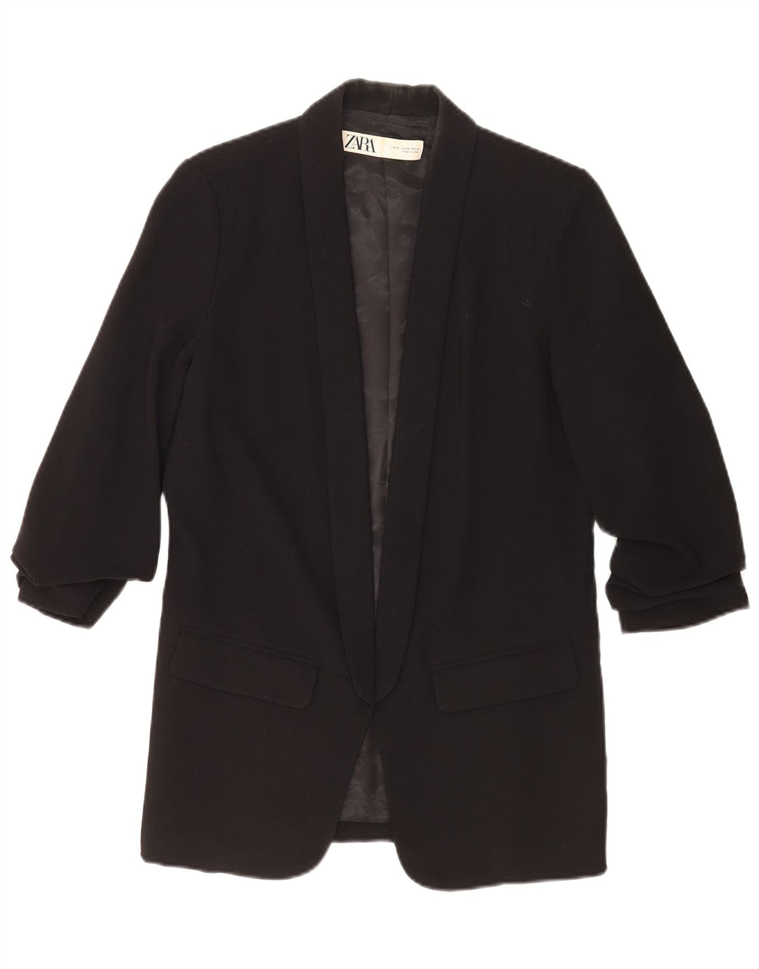 Giacca blazer oversize da donna Zara UK 6 XS poliestere nero