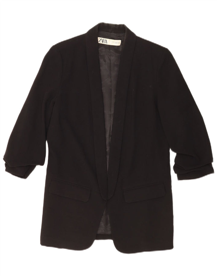 Giacca blazer oversize da donna Zara UK 6 XS poliestere nero