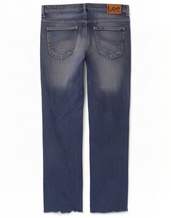 Jeans dritti Brooklyn da donna Lee W36 L30 cotone blu