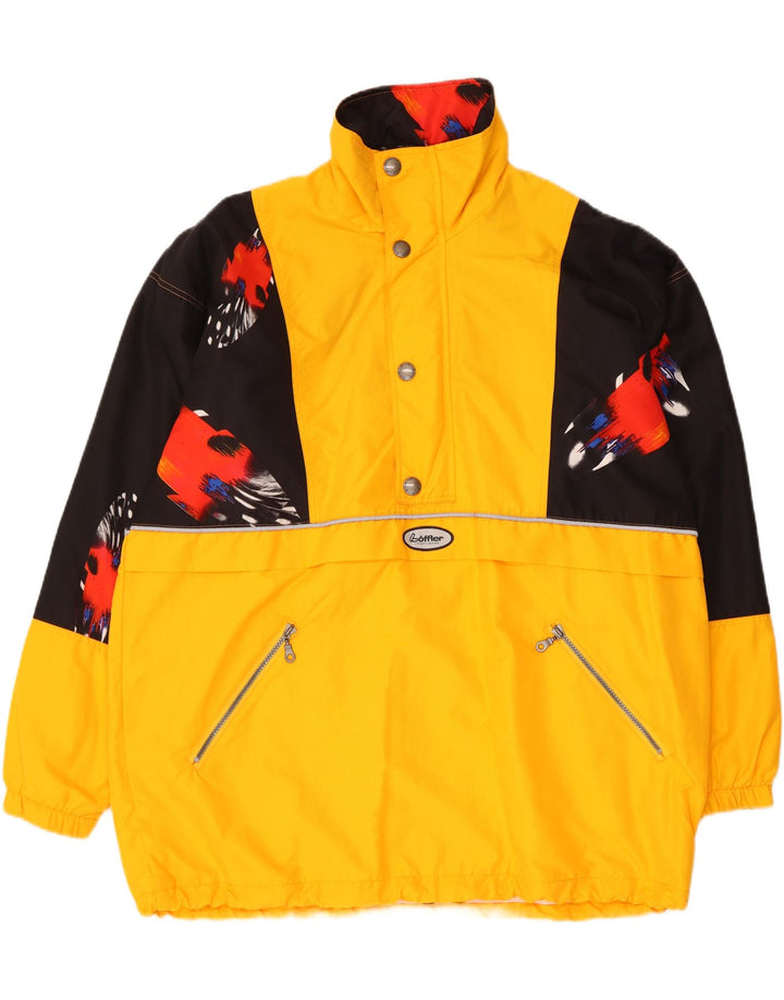 Giacca anorak da uomo Loffler UK 42 XL Poliammide color block giallo