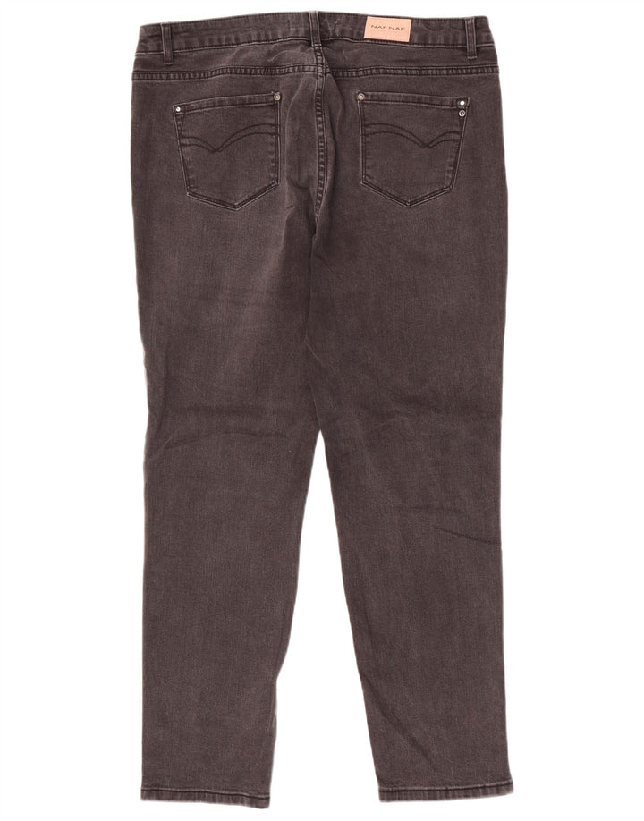Jeans slim da donna Naf Naf EU 42 Large W34 L28 Grigio