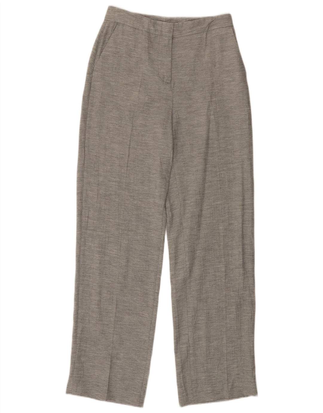 Pantaloni chino dritti da donna ZARA XS W27 L32 viscosa grigia