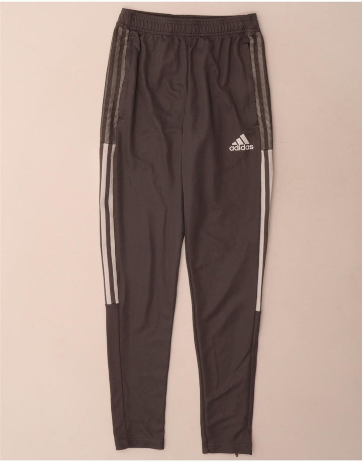 Pantaloni da tuta Adidas Aeroready da uomo XS in poliestere grigio