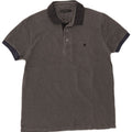 Polo da uomo French Connection in cotone grigio medio