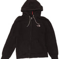 Maglione con cappuccio e zip da uomo The North Face piccolo in cotone nero