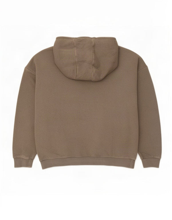 Felpa con cappuccio Nike per ragazze 13-14 anni XL in cotone chiazzato grigio