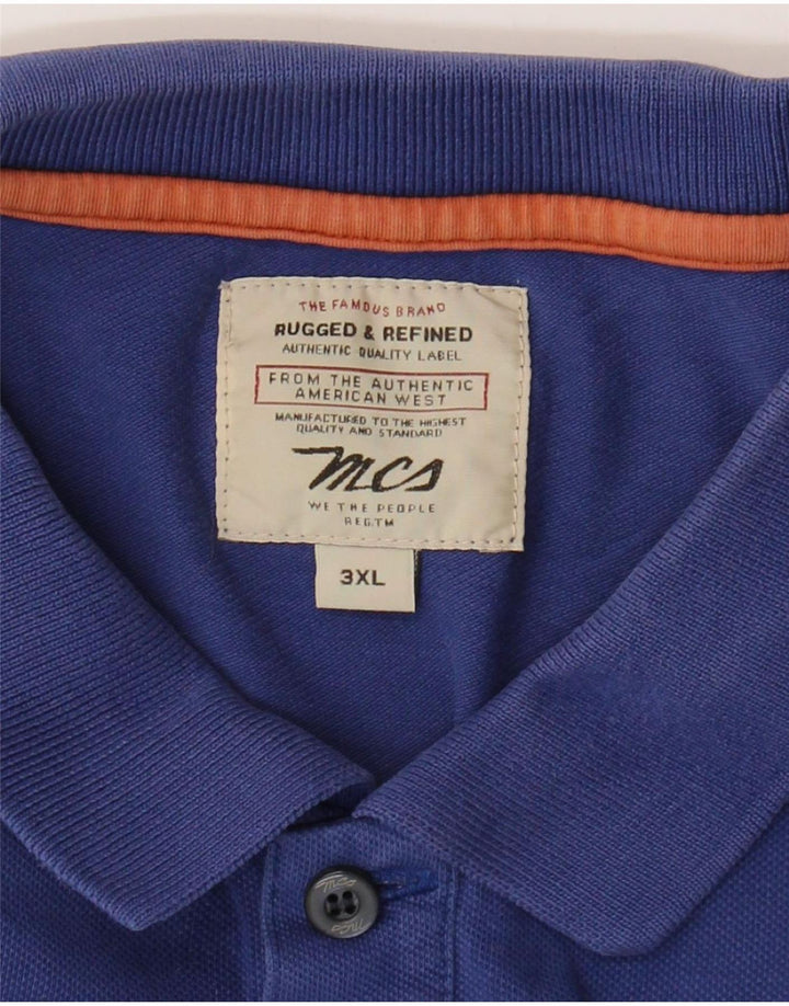 Polo da uomo Marlboro Classics 3XL Blu navy