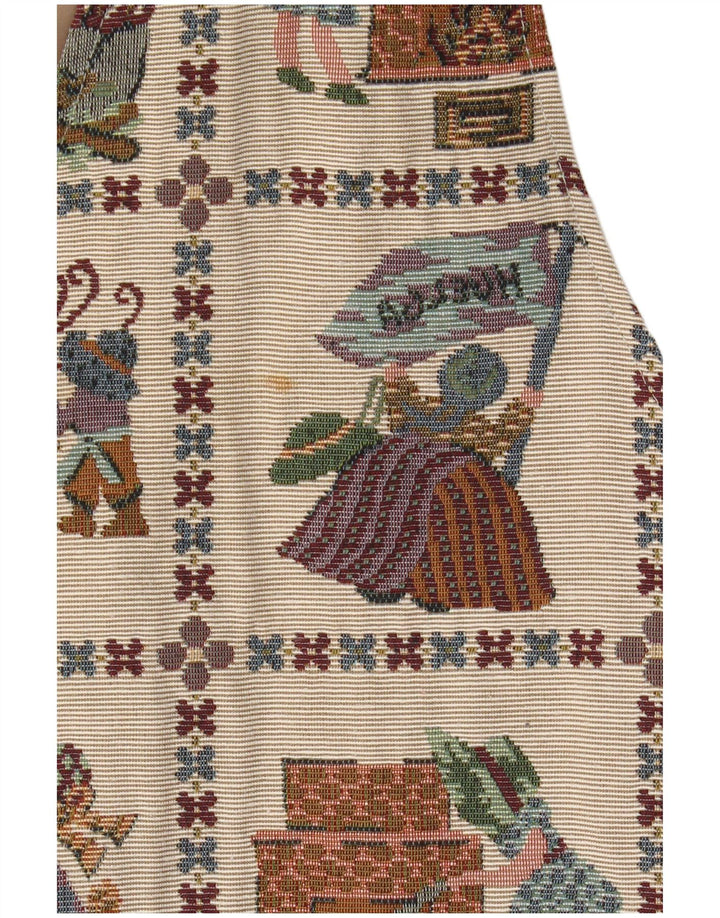 Gilet grafico da donna vintage EU 40 Beige medio