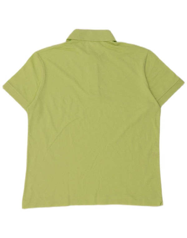 Polo da uomo Lacoste taglia 4 in cotone verde medio