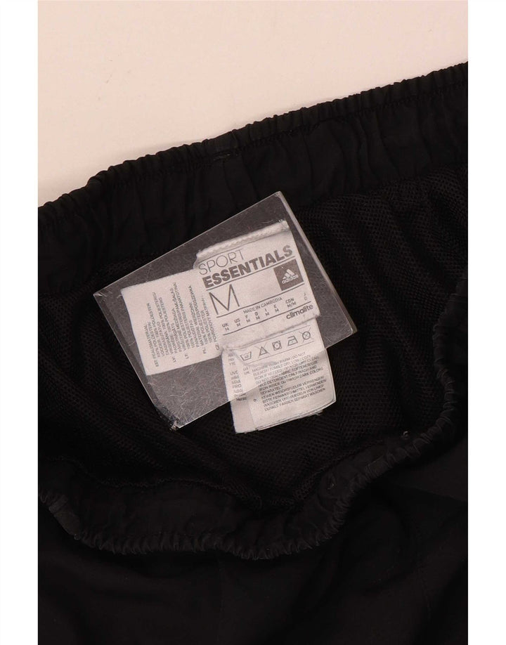Pantaloncini sportivi da uomo Adidas medi neri in poliestere