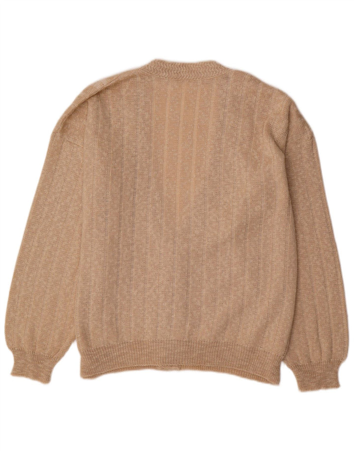 Maglione Cardigan Uomo PERTH IT 54 XL Beige Lana